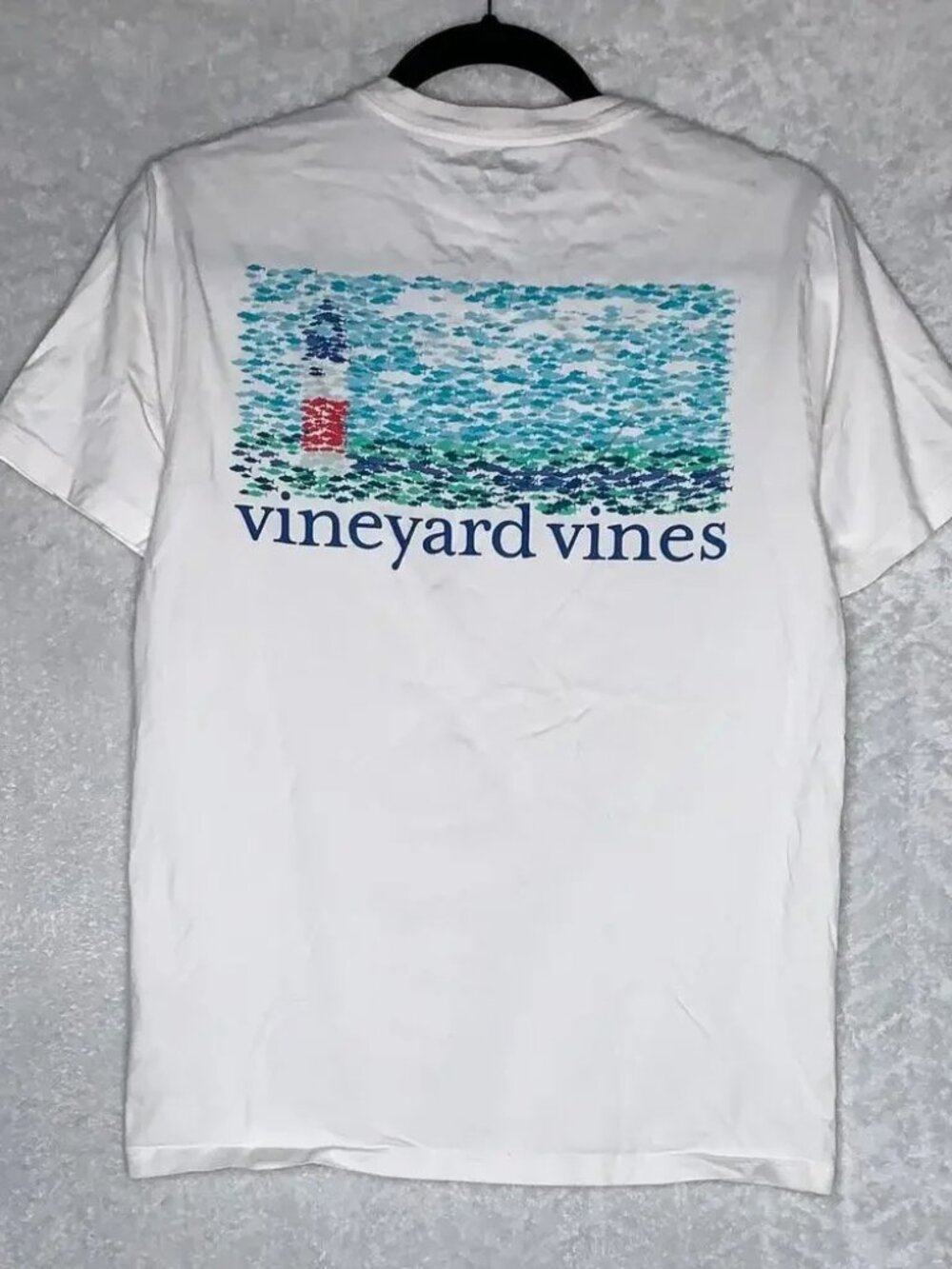 Vineyard Vines T-shirt LightHouse White